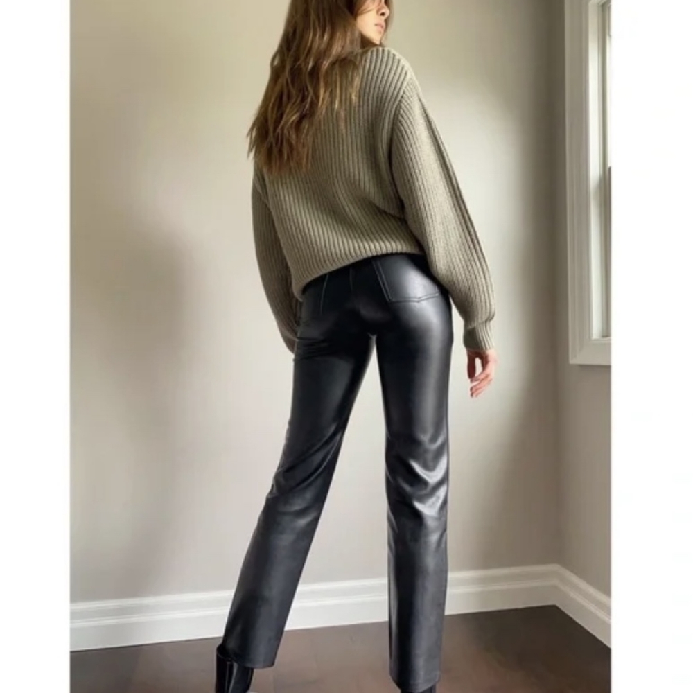 Wilfred Melina Vegan Leather Pant. Size: 0 - Picture 3 of 11